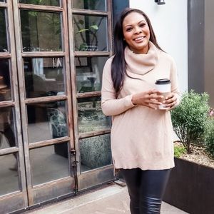 Oversized Tan Sweater